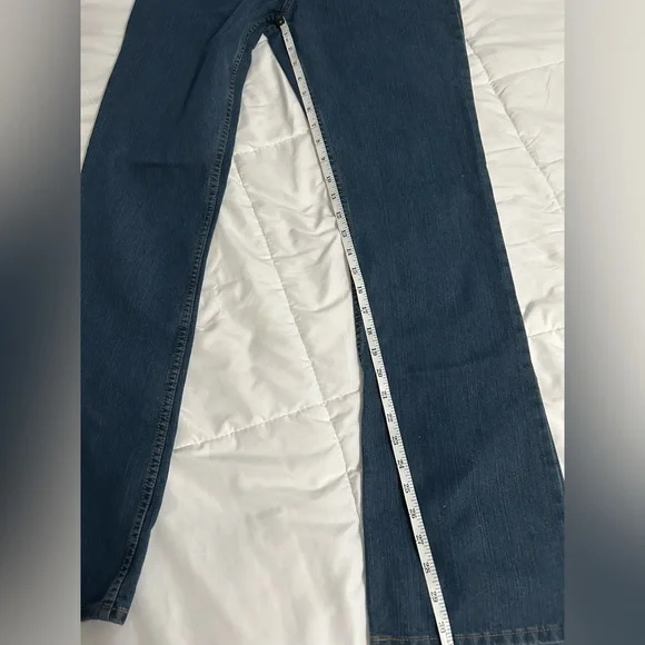 Vintage 90s / Y2K Buffalo David Bitton Dark Blue Boot Cut Jeans Size 27 - Picture 8 of 8
